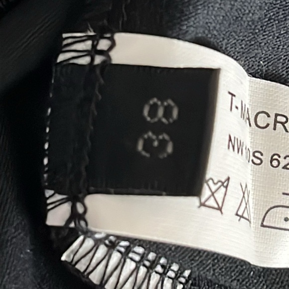 Anteprima Macrame & Beads Long Sleeve Knit Top in Black - Size Small - Picture 9 of 10